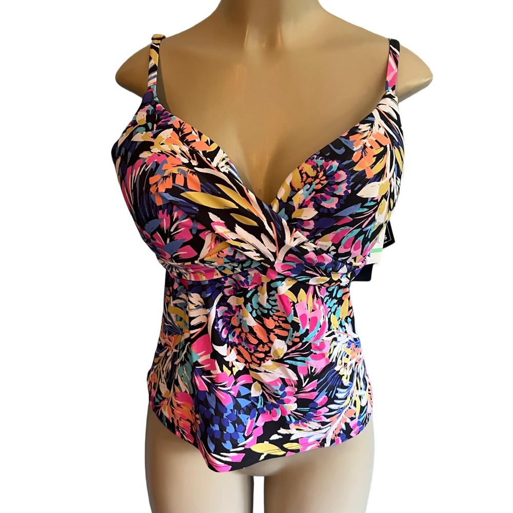 Island Escape Vibrant Floral Bodysuit